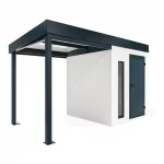 Gartenhaus GARDEON 2000 x 2100 mm mit Überdachung 2000 x 2100 mm