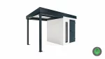 Gartenhaus GARDEON 2000 x 2100 mm mit Überdachung 2000 x 2100 mm