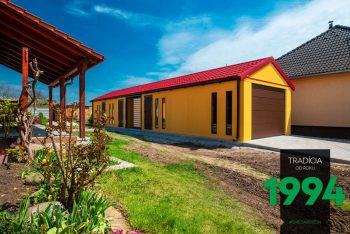 GARDEON: Lange gelbe Garage - Maßanfertigung