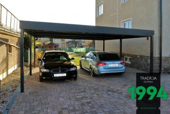 GARDEON Doppelcarport schützt 2 Autos