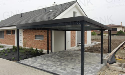 Ein Design-Carport STANDARD für 2 PKWs