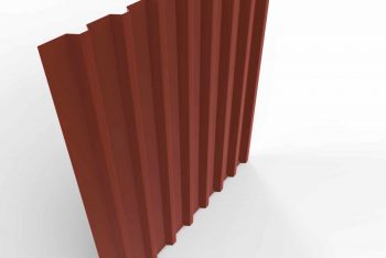 Dachdeckung von MASLEN in ziegelrot