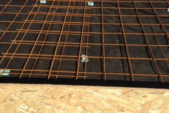 Gittermatten für eine Betonplatte