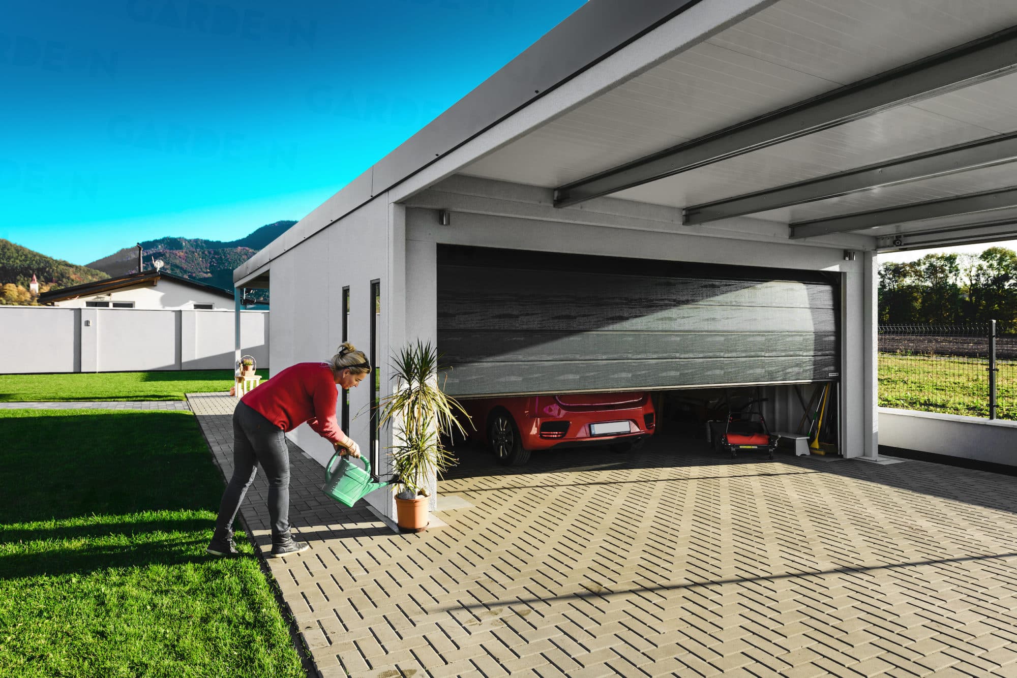 Garagen mit Carport GARDEON