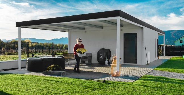 Fertiggaragen, Carports, Gartenhäuschen & Pergolen | GARDEON