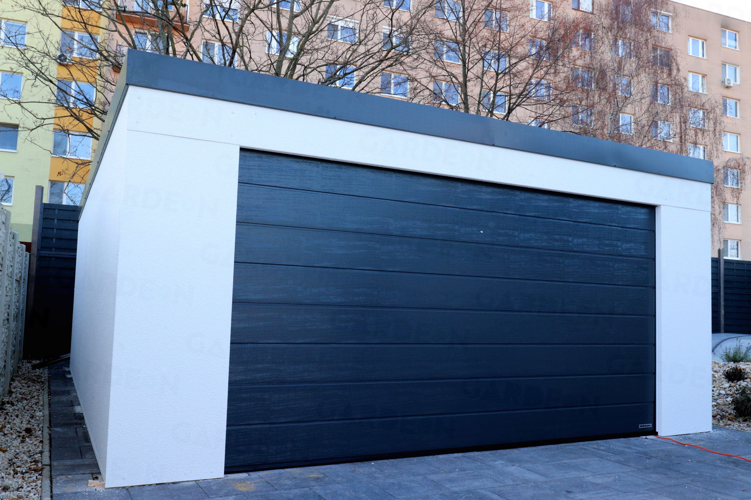 Garagen mit Pultdach, flaches Dach | GARDEON