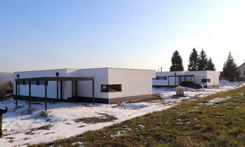 Die montierten Carport von GARDEON bei modernen Häusern