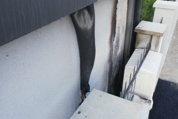 Feuerausbruch in einem Gartenhaus von GARDEON