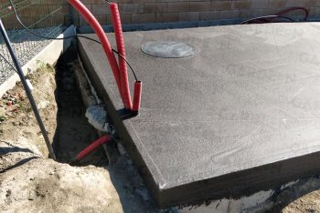 Isolation des Fundament mithilfe von ALFEMA Flüssiggummi