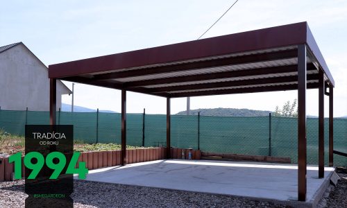 Carport für 2 Autos - mit DRIPSTOP