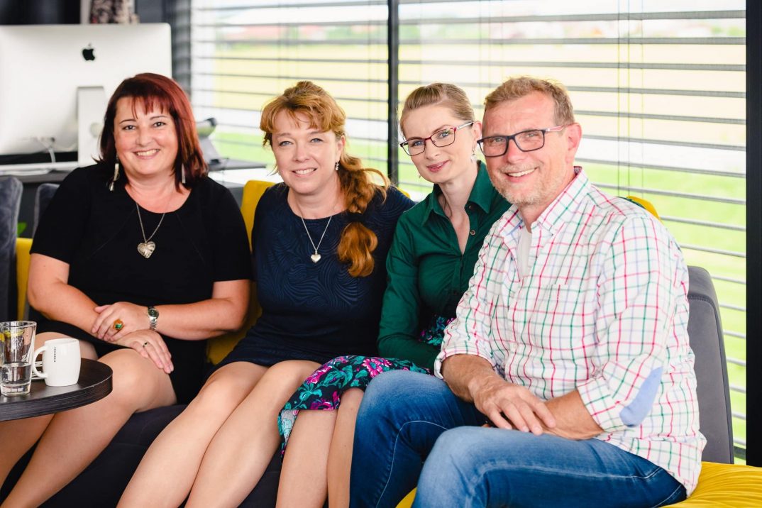 Das GARDEON Verkäuferteam mit dem Herrn Vostinar