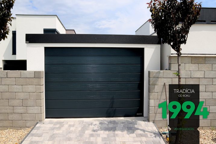 Einzelgarage GARDEON mit dem Tor in anthrazit