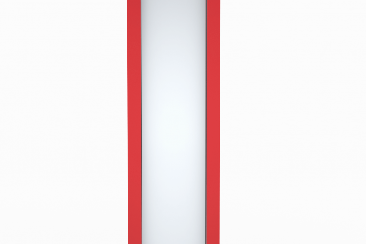 Oberlicht in RUBINROT