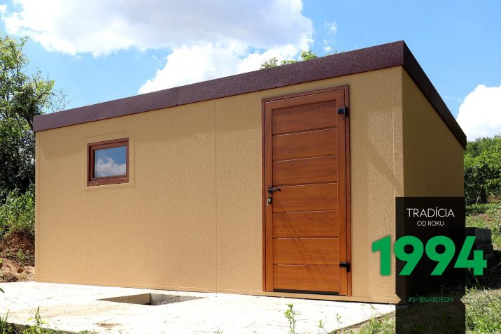 GARDEON Gartenhaus mit einer LPU42 Tür von Hörmann