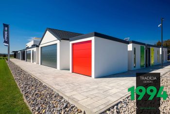 GARDEON Garage für ein Motorrad mit Solarantrieb