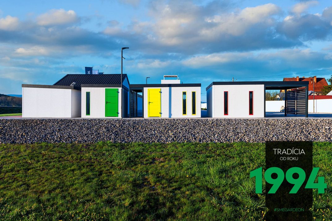 Gartenhäuser im Showroom GARDEON