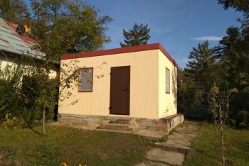 Das fertige Gartenhaus von GARDEON - Foto vom Kunden