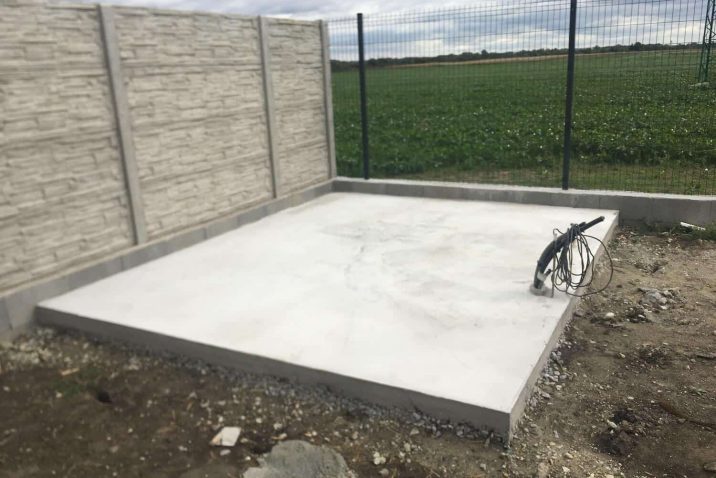 GARDEON: Angefertigtes Fundament