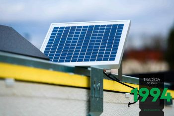 Solarantrieb an der Motorradgarage von GARDEON