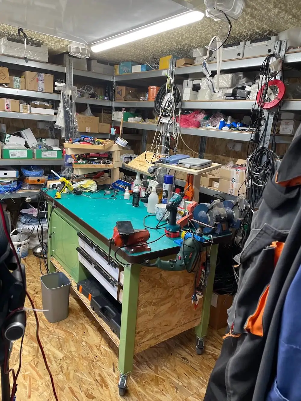 Die Werkstatt in einer GARDEON Garage