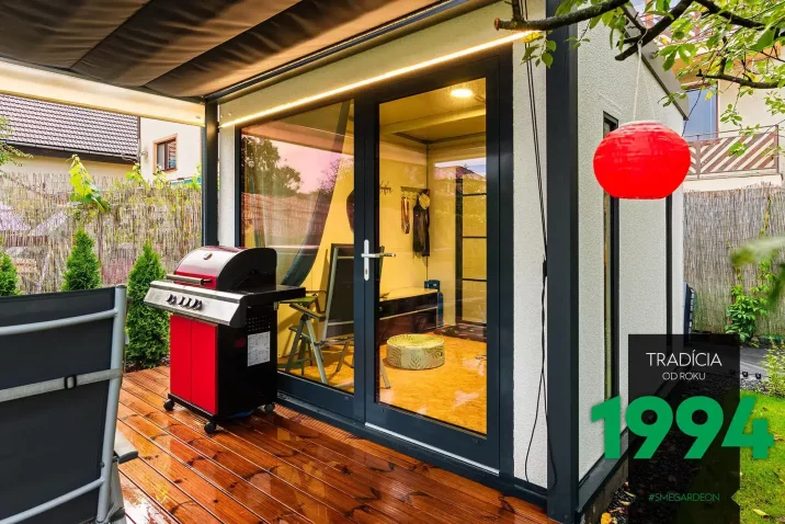 Isolierter Geräteraum GARDEON mit Glastür