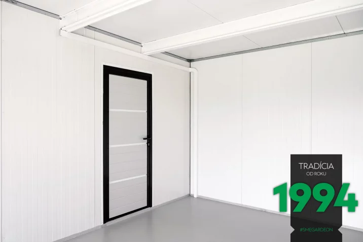 GARDEON Fertiggarage mit isolierten Wänden und isoliertem Dach