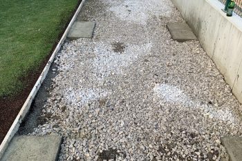 Punktfundamente für die Gartenhütte