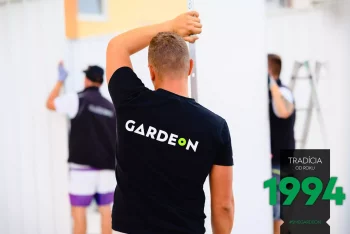 GARDEON Monteure bei der Arbeit