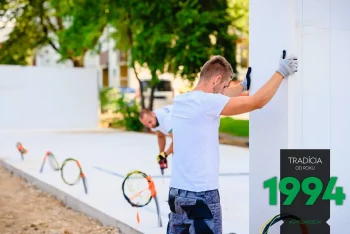 Der Wandaufbau einer Reihengarage