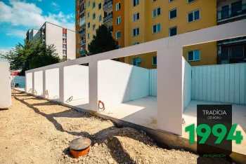 Die Reihengarage von GARDEON - Konstruktion ohne Zubehör