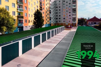 MOOSGRÜN Dachdeckung für die GARDEON Reihengarage