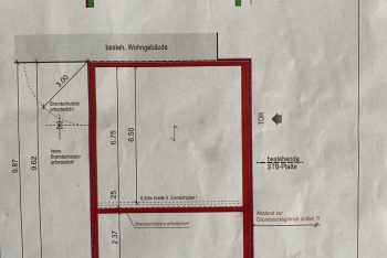 Auszug aus einem Einreichplan