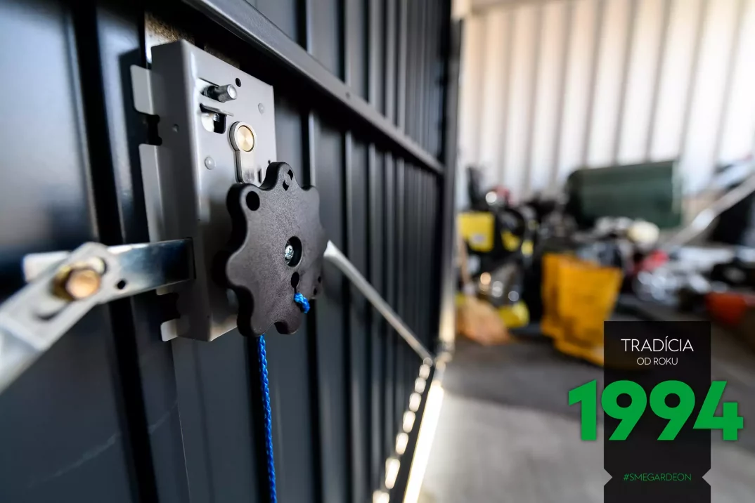 Die Technologie eines ungedämmten Schwingtores in Farbe Anthrazit