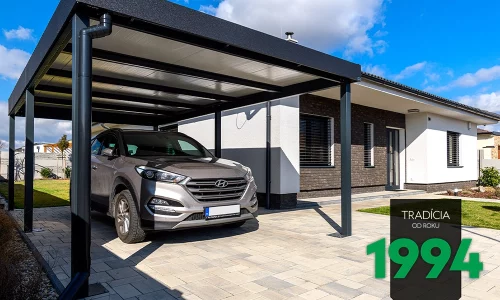 Das gedämmte Dach eines Carports von GARDEON