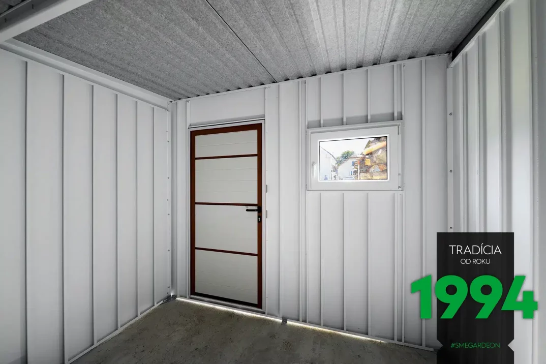 Eine komplett ungedämmte Gartenhütte GARDEON