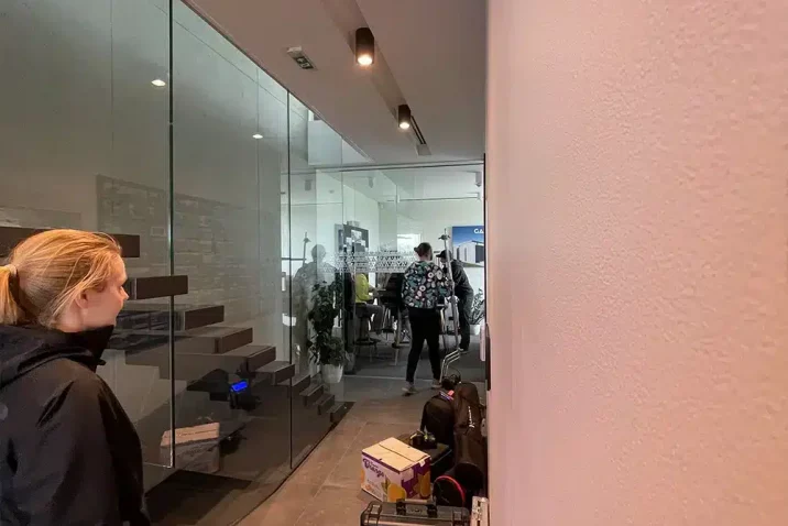 So sah es währenddessen des Drehs bei uns aus