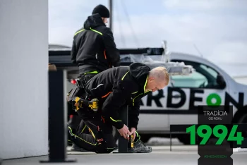 Die GARDEON Monteure beim Einsatz