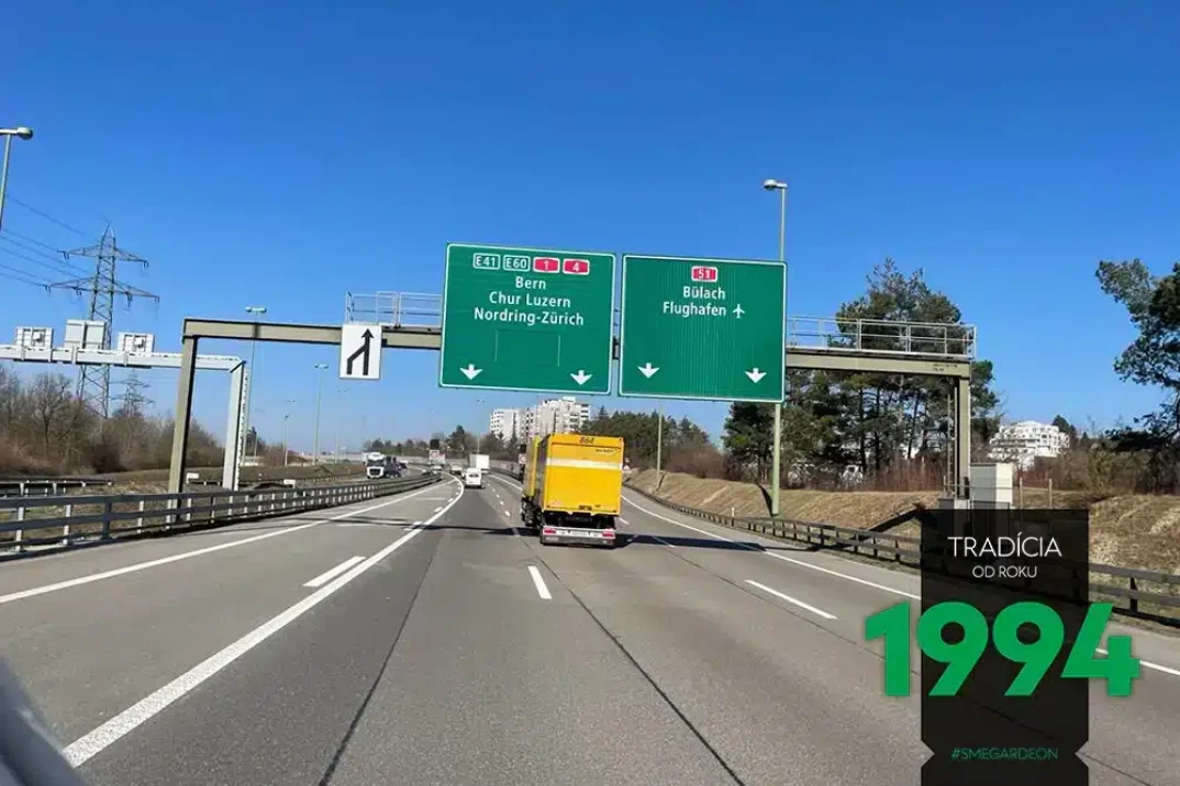 Die Fahr zum unseren Kunden in der Schweiz