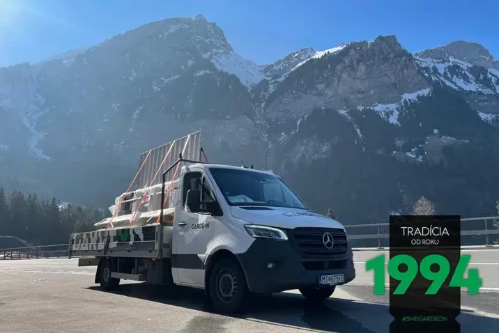 Der GARDEON Van bei den Schweizer Bergen