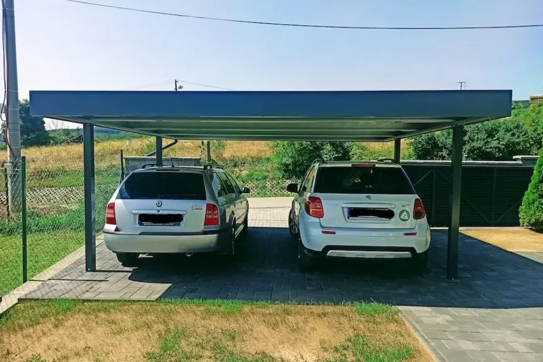 Spezielles Carport GARDEON in Anthrazit
