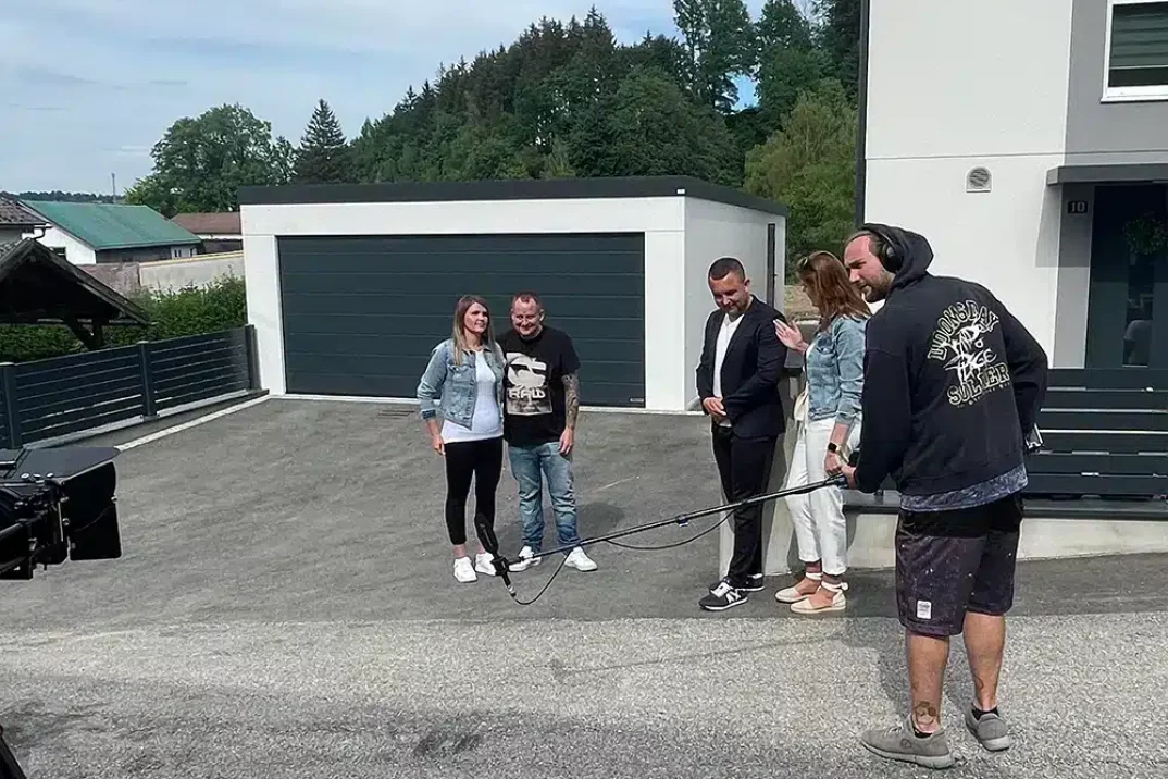 Wir drehen die vorletzte Szene