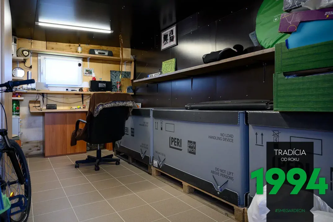 Ein komplett ergänzter Abstellraum eines GARDEON Objekts