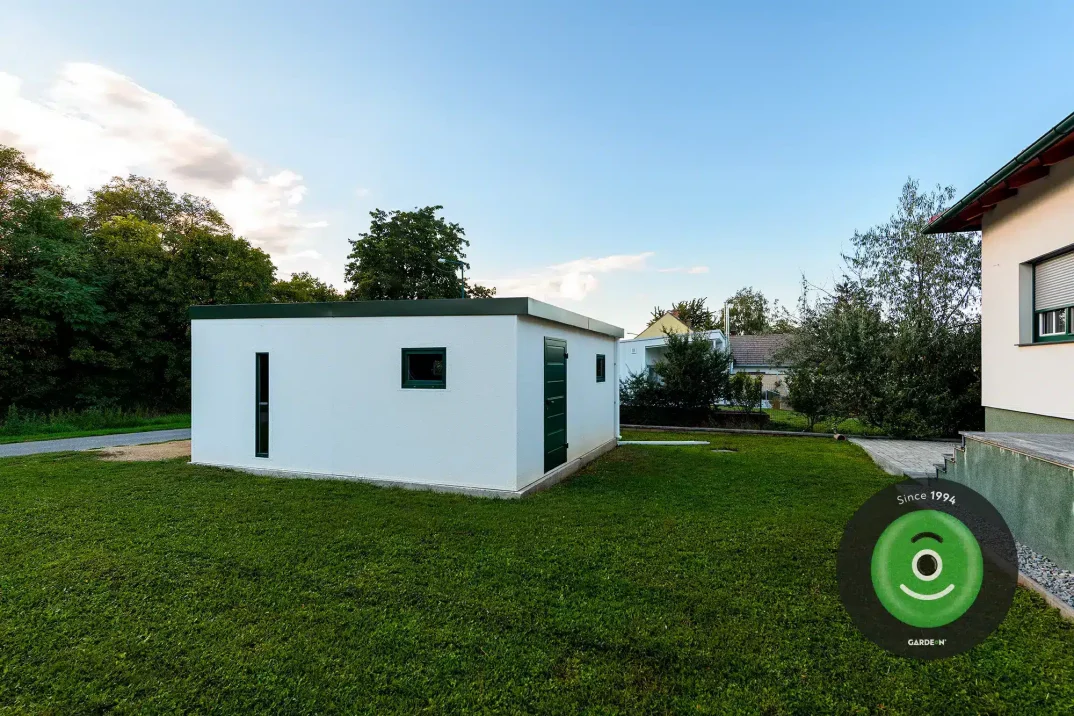 Doppelgarage GARDEON mit Zubehör der Marke Hörmann