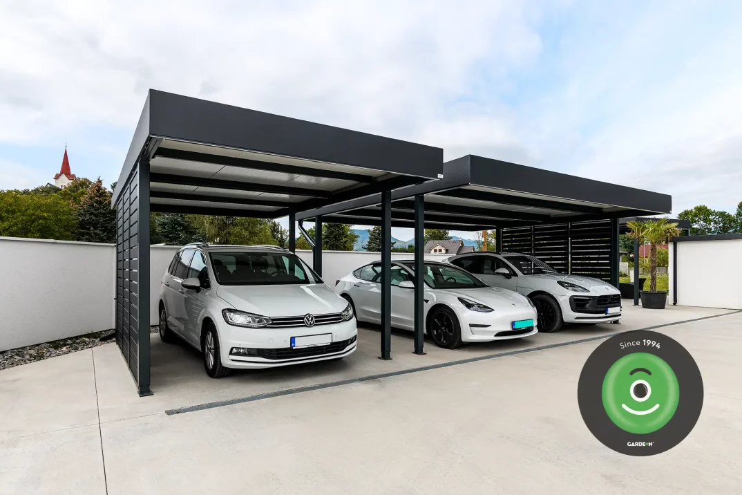 Montiertes Stahlcarport GARDEON