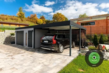 Fertiggarage GARDEON mit einem Tor von Hörmann