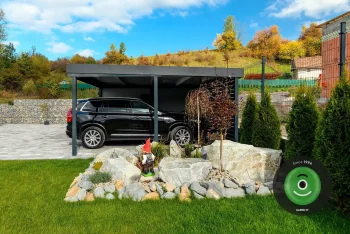 Fertiggarage GARDEON mit einem Tor von Hörmann