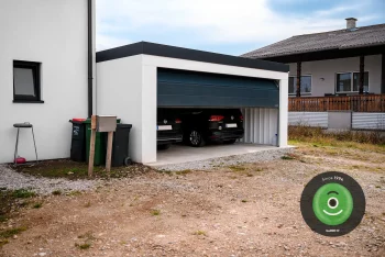 Doppelgarage GARDEON mit Zubehör der Marke Hörmann