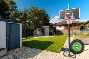 GARDEON Gartenhaus mit Überdachung an der Seite