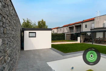 GARDEON Gartenhaus mit Überdachung an der Seite