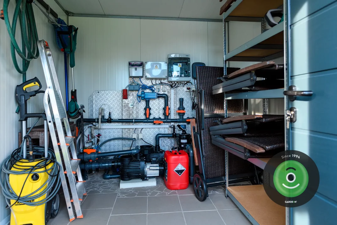 Montierte Gartenhütte GARDEON